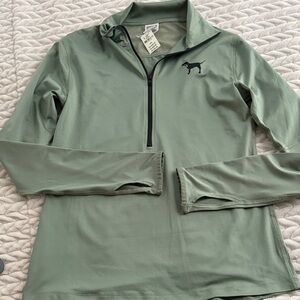 PINK Victoria's Secret Green Long Sleeve Top